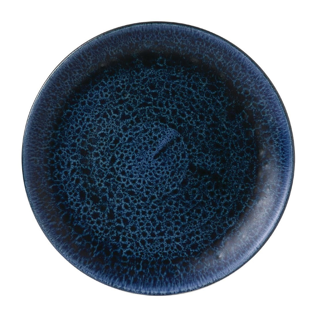 Stonecast Plume Ultramarine Coupe Plate 8 2/3 " (Pack of 12) - FJ946 Plates Churchill