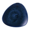 Stonecast Plume Ultramarine Triangle Plate 9 " (Pack of 12) - FJ949 Plates Churchill