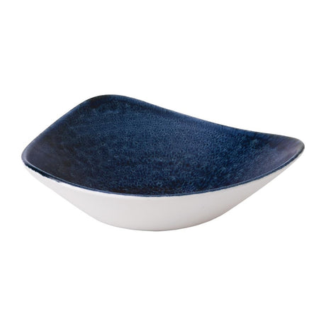 Stonecast Plume Ultramarine Triangle Bowl 21oz (Pack of 12) - FJ950 Bowls Churchill
