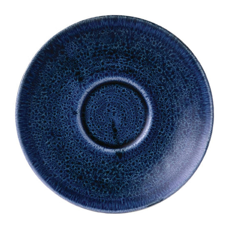 Stonecast Plume Ultramarine Saucer 6 1/4 " (Pack of 12) - FJ956 Churchill Super Vitrified Churchill   