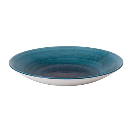 Stonecast Aqueous Lagoon Deep Coupe Plate 11 " (Box 12) - FJ967 Plates Churchill