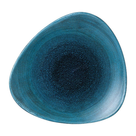 Stonecast Aqueous Lagoon Triangle Plate 9 " (Box 12) - FJ972 Plates Churchill