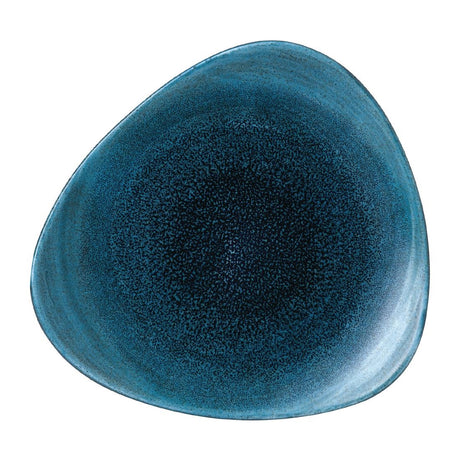 Stonecast Aqueous Lagoon Triangle Plate 7 3/4 " (Box 12) - FJ973 Plates Churchill