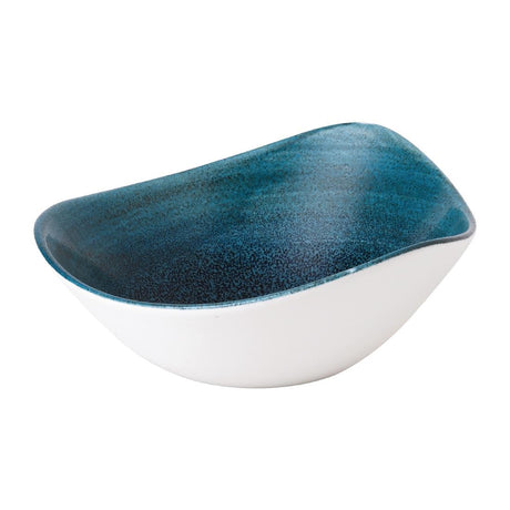 Stonecast Aqueous Lagoon Triangle Bowl 13oz (Box 12) - FJ975 Bowls Churchill