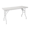 Vogue Stainless Steel Folding Work Table 1220x610x780mm - FN288  Vogue   