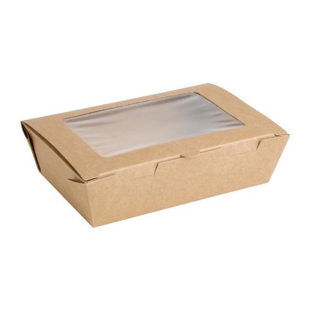 Fiesta Salad Box with PET Window 700ml (Pack of 200) - FN897  Fiesta   