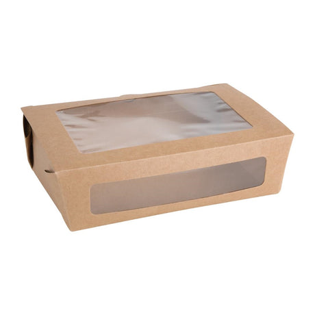 Fiesta Salad Box with PET Window 1600ml (Pack of 100) - FN899  Fiesta   