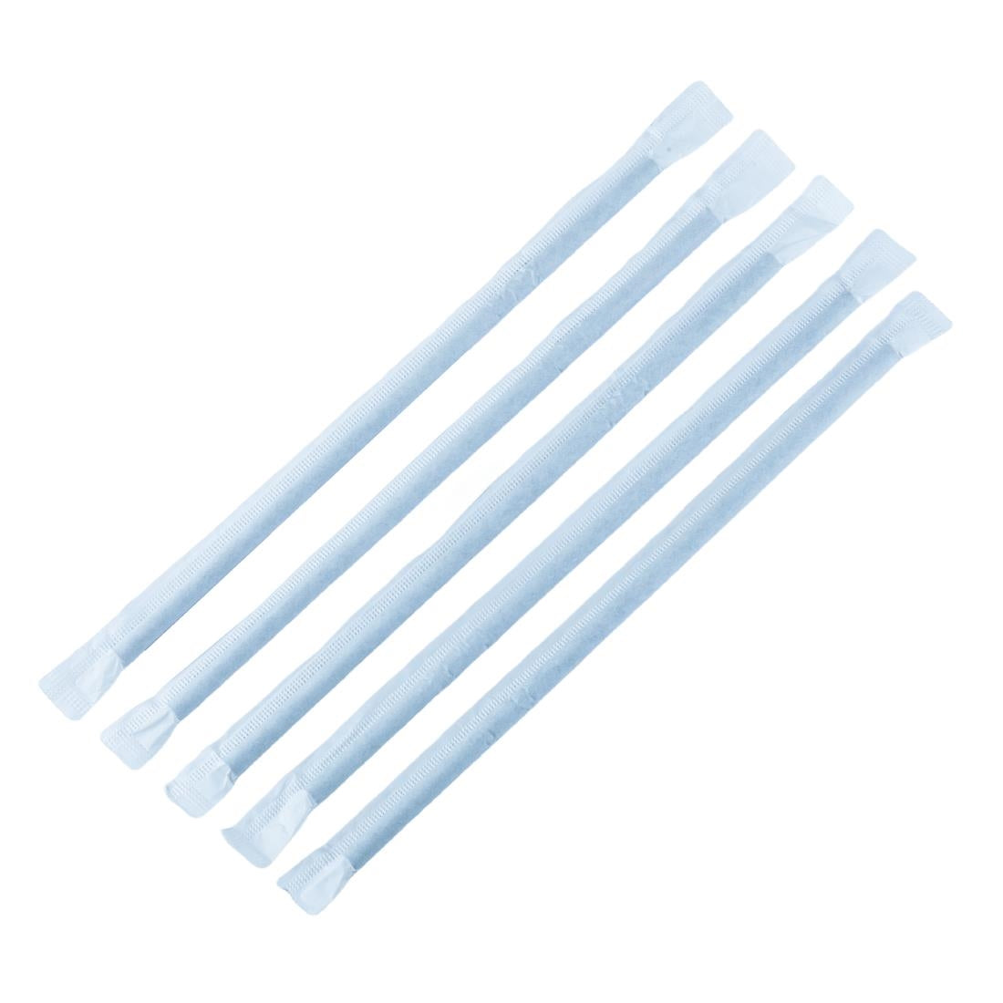 Fiesta Compostable Individually Wrapped Bendy Paper Straws Black (Pack of 250) - FP444  Fiesta   
