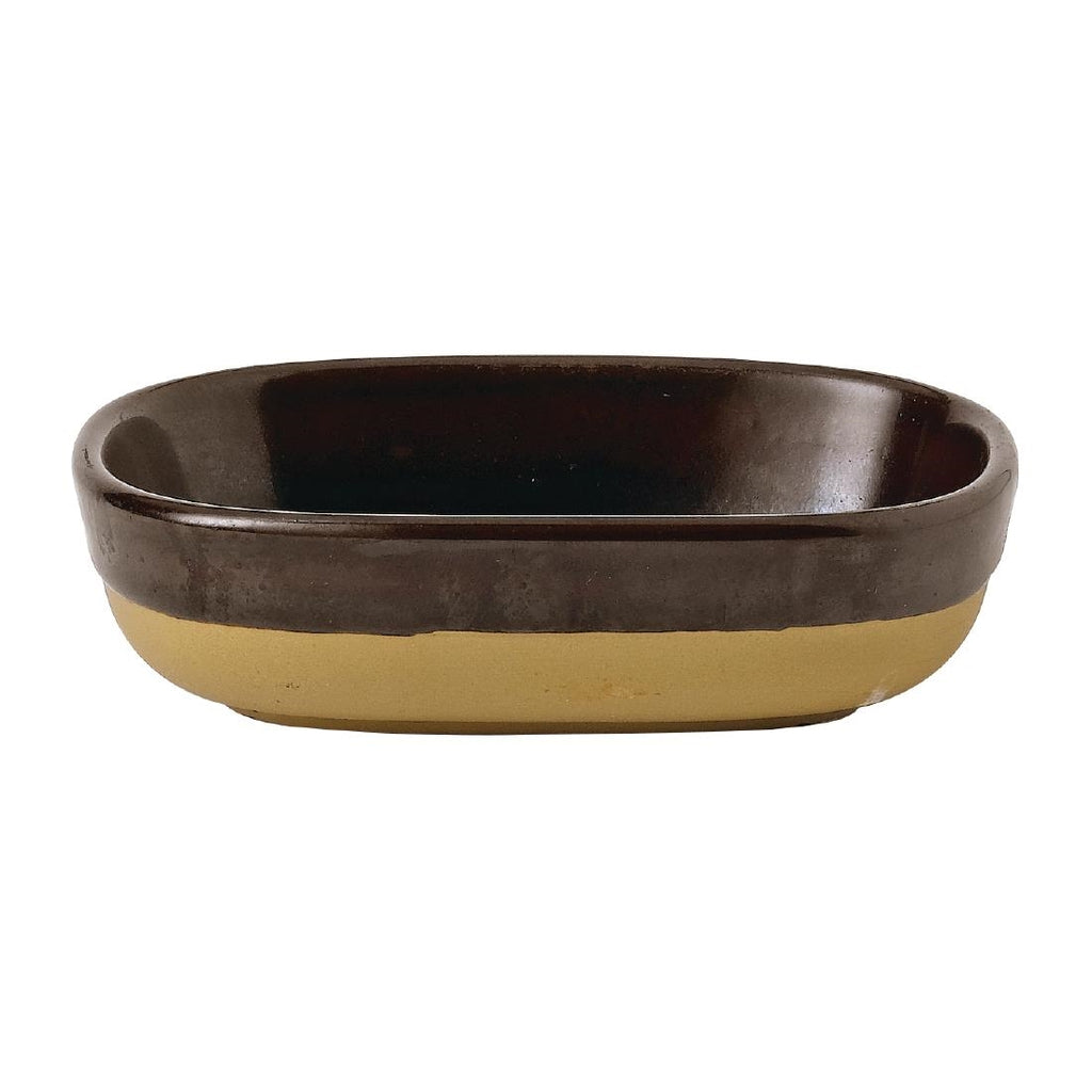 Churchill Emerge Cinnamon Brown Trays 120x90mm (Pack of 6) - FR005 Churchill Super Vitrified Churchill   