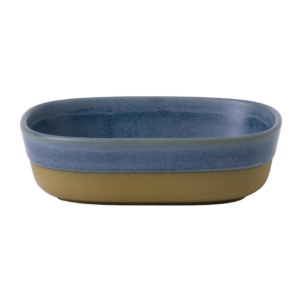 Churchill Emerge Oslo Blue Dishes 170x120mm (Pack of 6) - FR019 Churchill Super Vitrified Churchill   