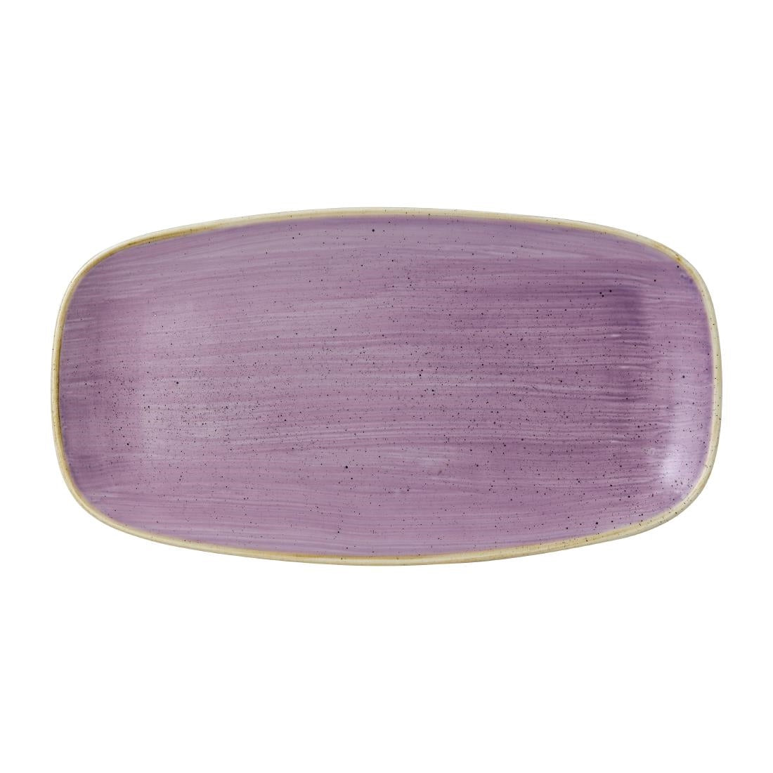 Churchill Stonecast Lavender Chefs Oblong Plate 352 x 187mm (Pack of 6) - FR029 Plates Churchill