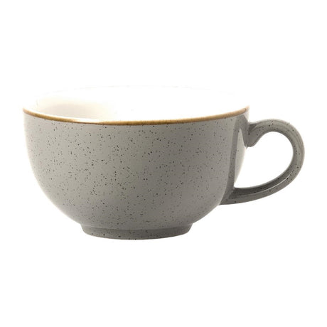 Churchill Stonecast Grey Cappuccino Cup 280ml (Pack of 12) - FR037 Cups and Mugs Churchill
