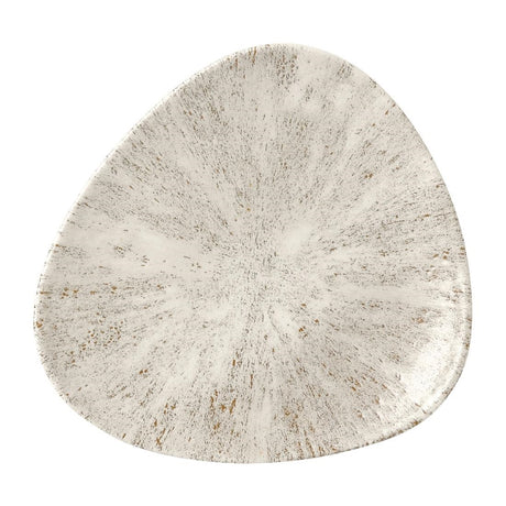 Churchill Stone Agate Grey Lotus Plate 177mm (Pack of 12) - FR051 Plates Churchill