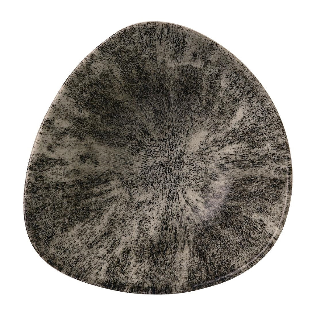 Churchill Stone Quartz Black Lotus Bowl 177mm (Pack of 12) - FR058 Bowls Churchill