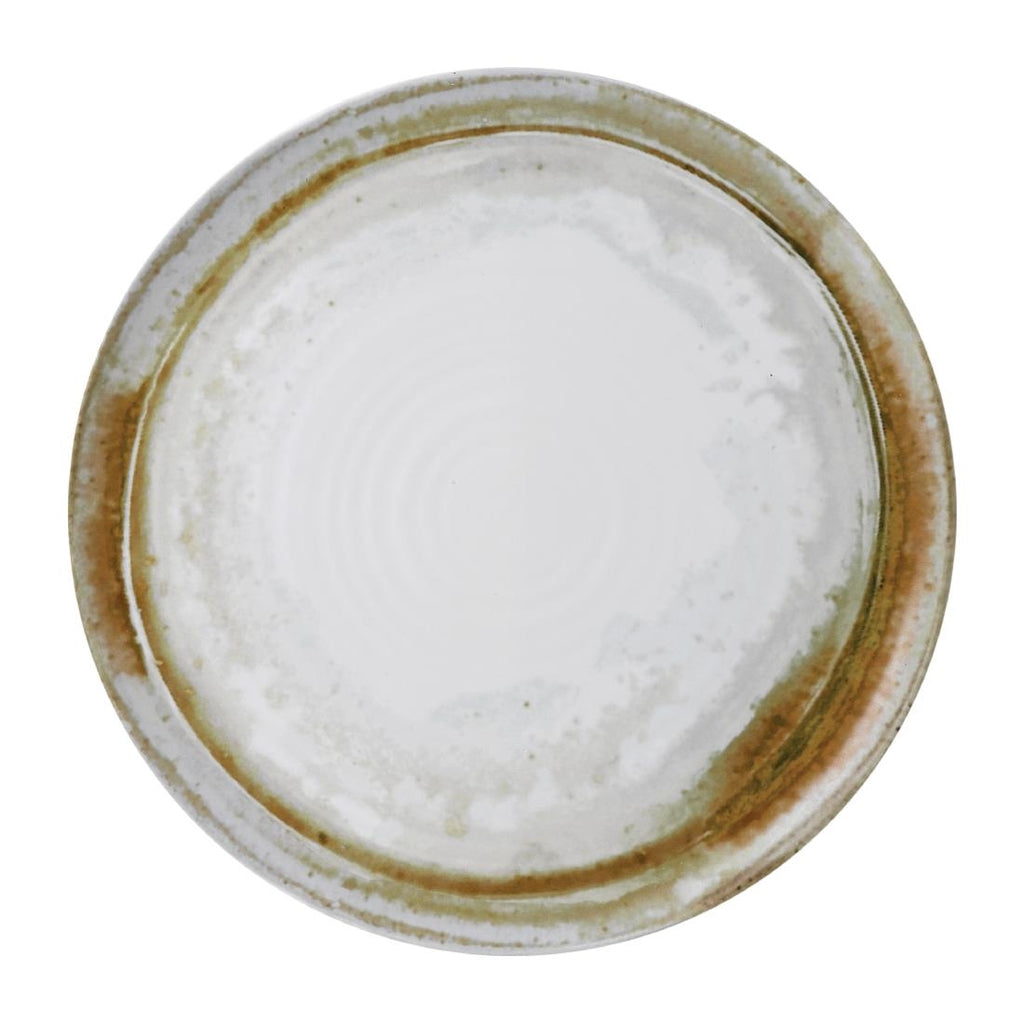 Dudson Sandstone Organic Coupe Flat Plate 317mm (Pack of 6) - FR096 Plates Churchill