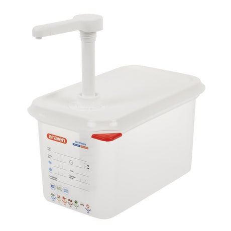 Araven Sauce Dispenser with Pump 1/4 GN - FR177  Araven   