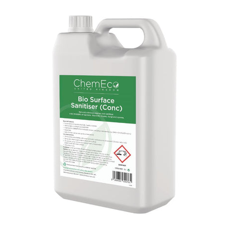 ChemEco Bio Surface Sanitiser Concentrate 5Ltr - CX952  ChemEco UK   