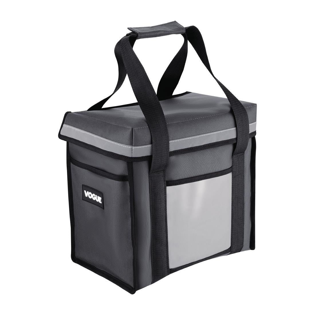 Vogue Insulated Top Loading Delivery Bag Grey 330x230x330mm - FR227  Vogue   