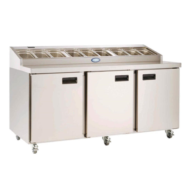 Foster Triple Door Prep Counter Fridge | FPS3HR Foster Refrigerator