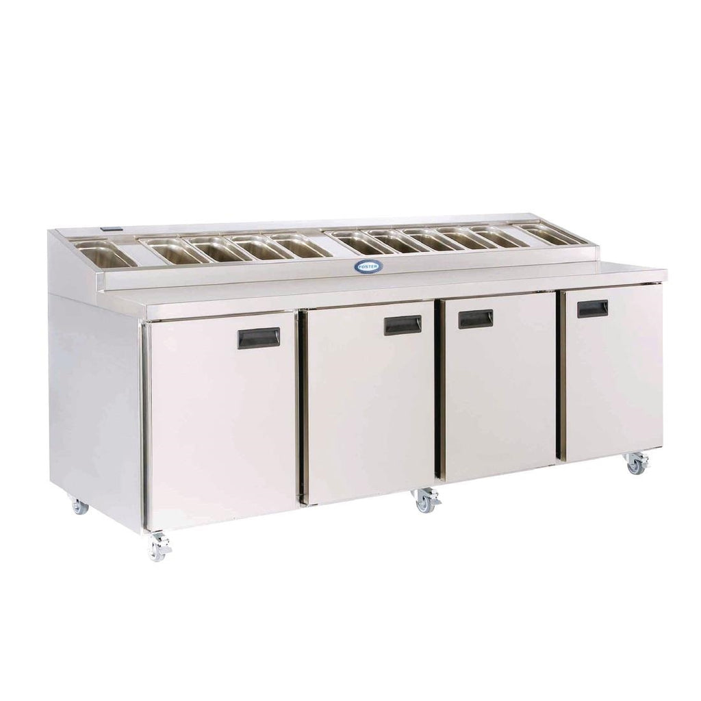 Foster Four Door Prep Counter Fridge | FPS4HR Foster Refrigerator