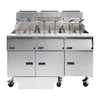 Pitco Triple Tank Natural Gas Solstice Filtration Fryer G14S/FD-FFF - FS129-N Freestanding Gas Fyers Pitco