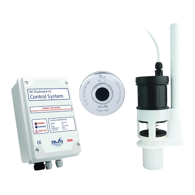 KWC DVS WC Flushvalve kit with In-built Overflow and Wave-on Sensor - FS198  KWC DVS   