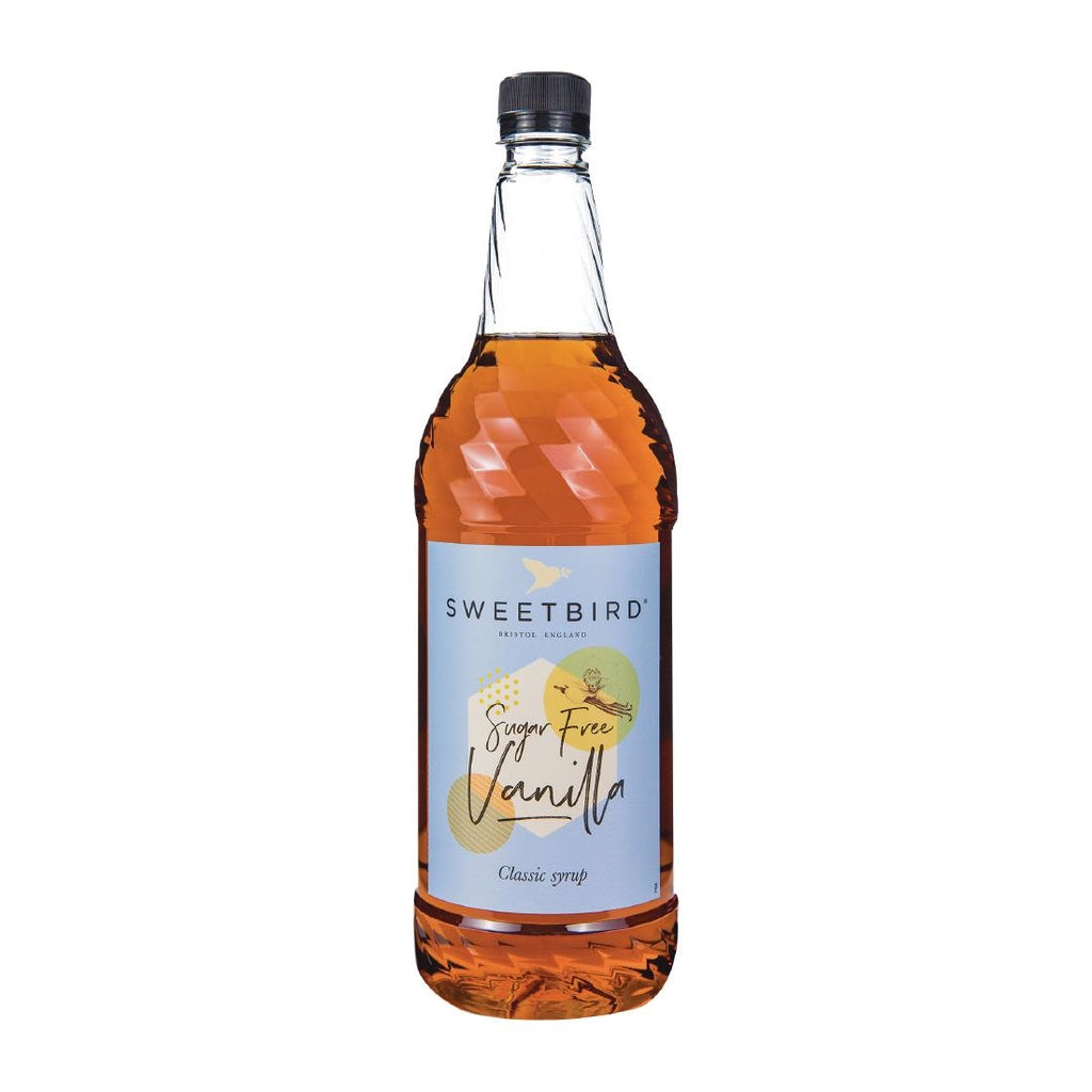 Sweetbird Sugar-free Vanilla Syrup 1 Ltr - FS253  Sweetbird   