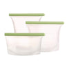 Lekue Reusable Silicone Food Storage Bag Kit (500ml + 1L + 1.5L) - FS288  Lekue   