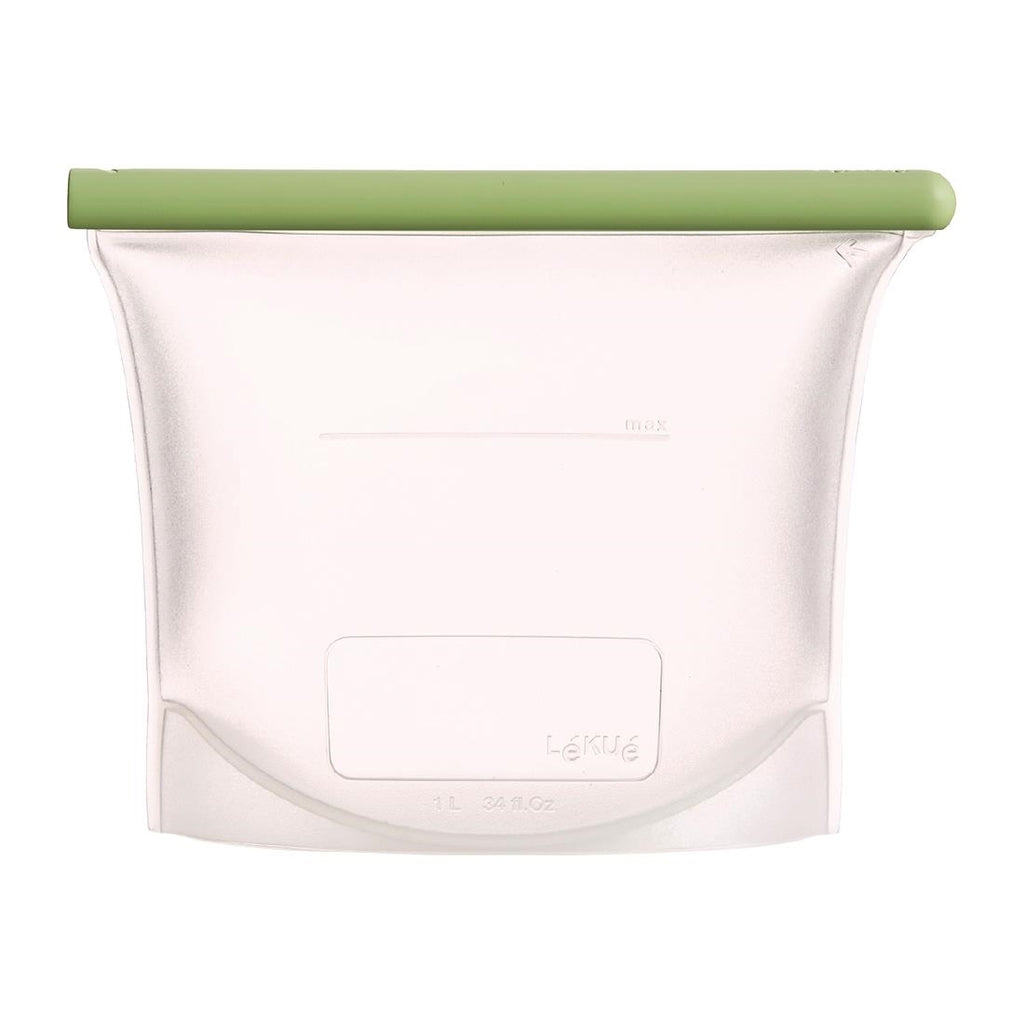 Lekue Reusable Silicone Food Storage Bag 1 Ltr - FS289  Lekue   