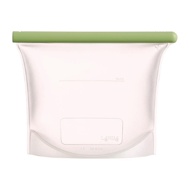 Lekue Reusable Silicone Food Storage Bag 1 Ltr - FS289  Lekue   