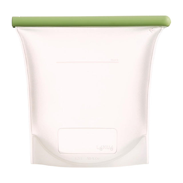 Lekue Reusable Silicone Food Storage Bag 1.5Ltr - FS290  Lekue   