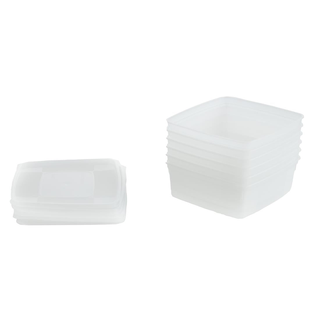 Matfer Bourgeat Soft Modulus Flexible Food Storage Container Box 1 Ltr (Pack of 6) - FS340  Matfer Bourgeat   