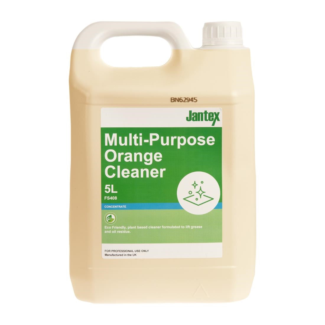 Jantex Green Orange Multipurpose Cleaner Concentrate 5Ltr - FS408  Jantex   