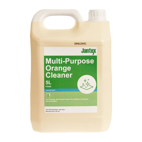 Jantex Green Orange Multipurpose Cleaner Concentrate 5Ltr - FS408  Jantex   
