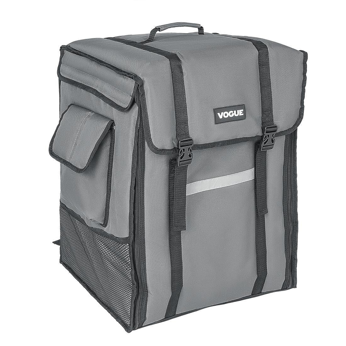 Vogue Insulated Delivery Back Pack Grey 550x400x400mm - FS437  Vogue   