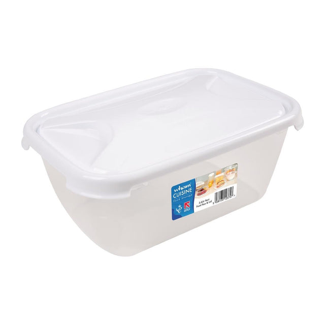 Wham Cuisine Polypropylene Rectangular Food Storage Box Container 3.6ltr - FS454  Wham   