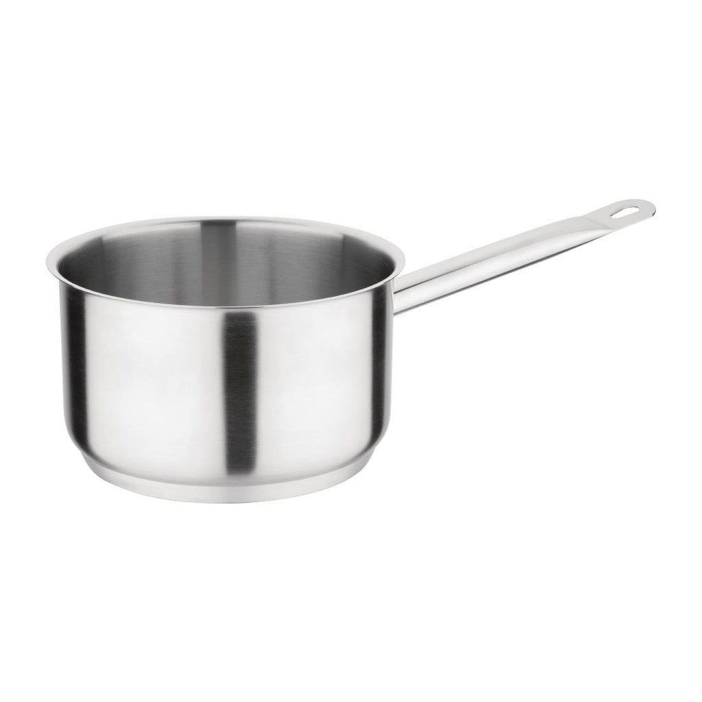 Vogue Stainless Steel Saucepan 18cm - FS664  Vogue   
