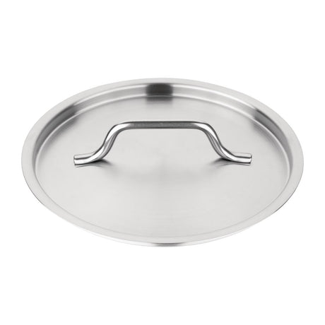 Vogue Stainless Steel Saucepan Lid 18cm - FS665  Vogue   