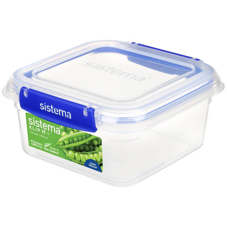 Sistema Klip It Plus Square Container 1.15Ltr - FS690  Sistema   
