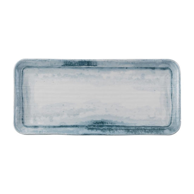 Dudson Makers Finca Limestone Organic Coupe Rect Plat 338x155mm (Pack of 6) - FS763 Dudson Crockery Churchill   