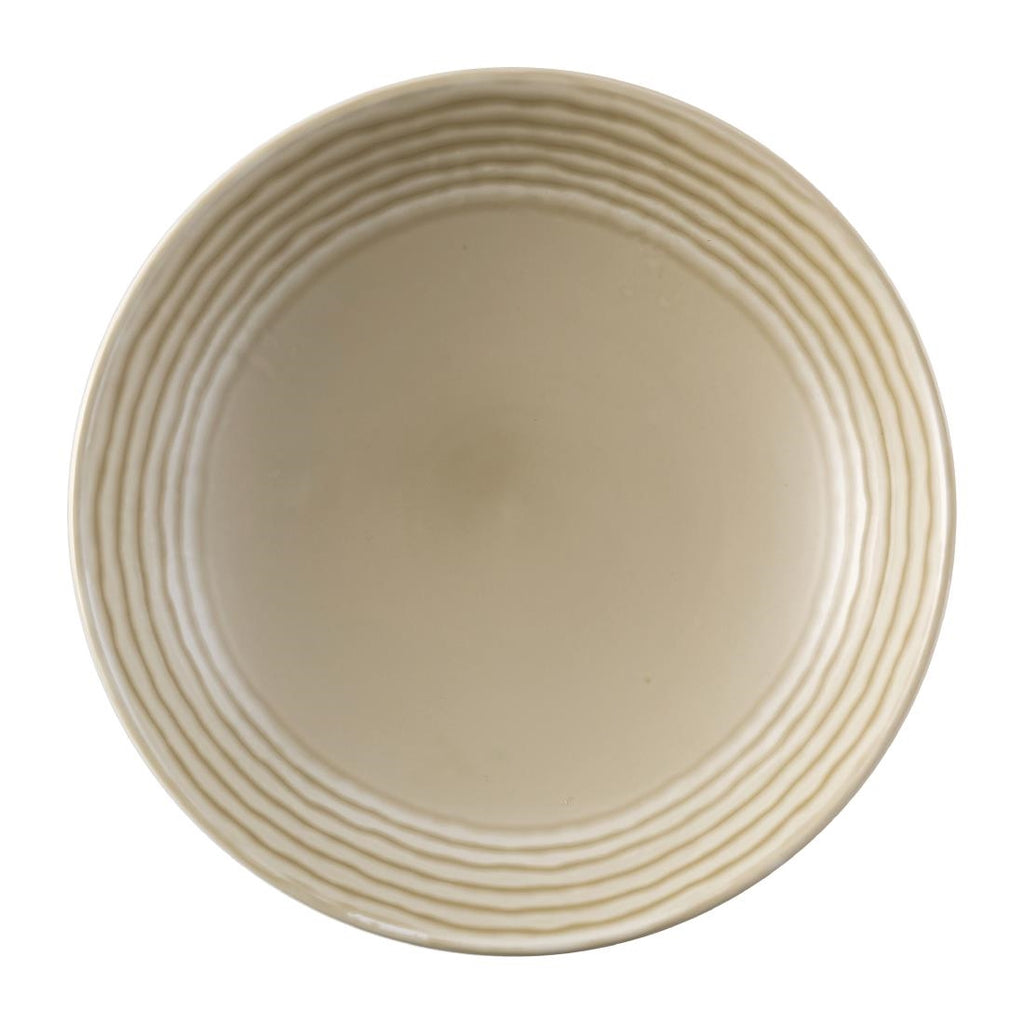 Dudson Harvest Norse Linen Deep Coupe Plate 254mm (Pack of 12) - FS809 Plates Churchill