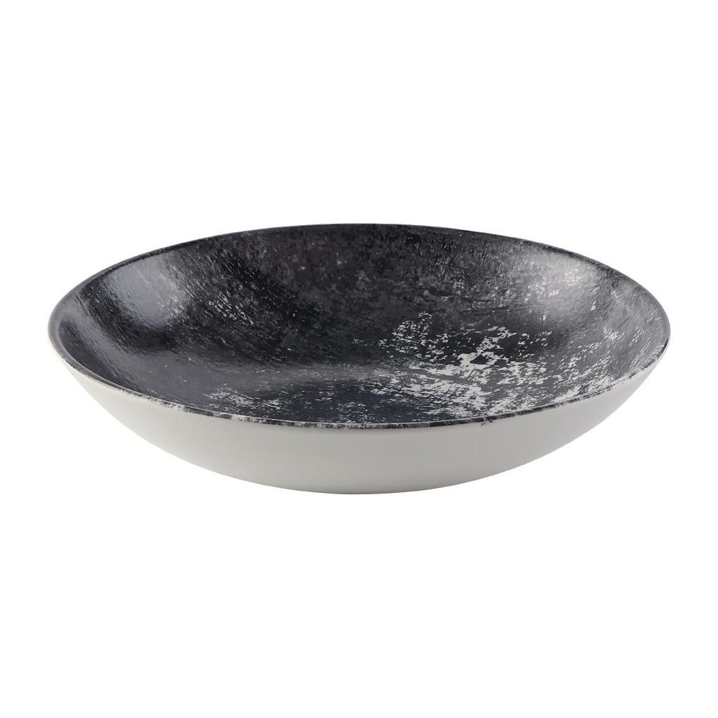 Dudson Makers Urban Coupe Bowl Black 248mm (Pack of 12) - FS818 Bowls Churchill