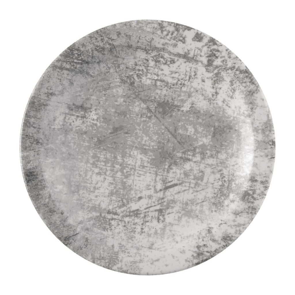 Dudson Makers Urban Nova Plate Grey 254mm (Pack of 12) - FS825 Plates Churchill