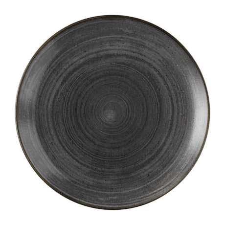 Churchill Stonecast Raw Evolve Coupe Plates Black 286mm (Pack of 12) - FS836 Plates Churchill