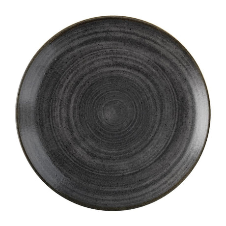 Churchill Stonecast Raw Evolve Coupe Plates Black 260mm (Pack of 12) - FS837 Plates Churchill