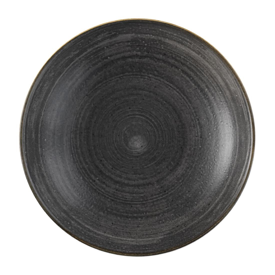 Churchill Stonecast Raw Evolve Coupe Bowls Black 248mm (Pack of 12) - FS840 Bowls Churchill