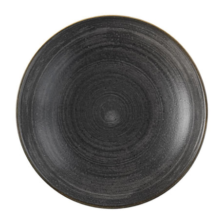 Churchill Stonecast Raw Evolve Coupe Bowls Black 248mm (Pack of 12) - FS840 Bowls Churchill