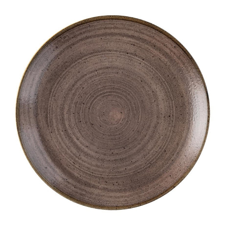 Churchill Stonecast Raw Evolve Coupe Plates Brown 219mm (Pack of 12) - FS848 Plates Churchill