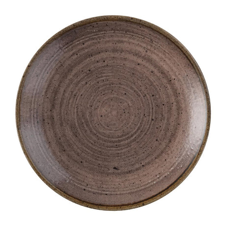 Churchill Stonecast Raw Evolve Coupe Plates Brown 165mm (Pack of 12) - FS849 Plates Churchill