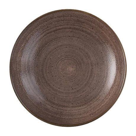 Churchill Stonecast Raw Evolve Coupe Bowls Brown 248mm (Pack of 12) - FS850 Bowls Churchill